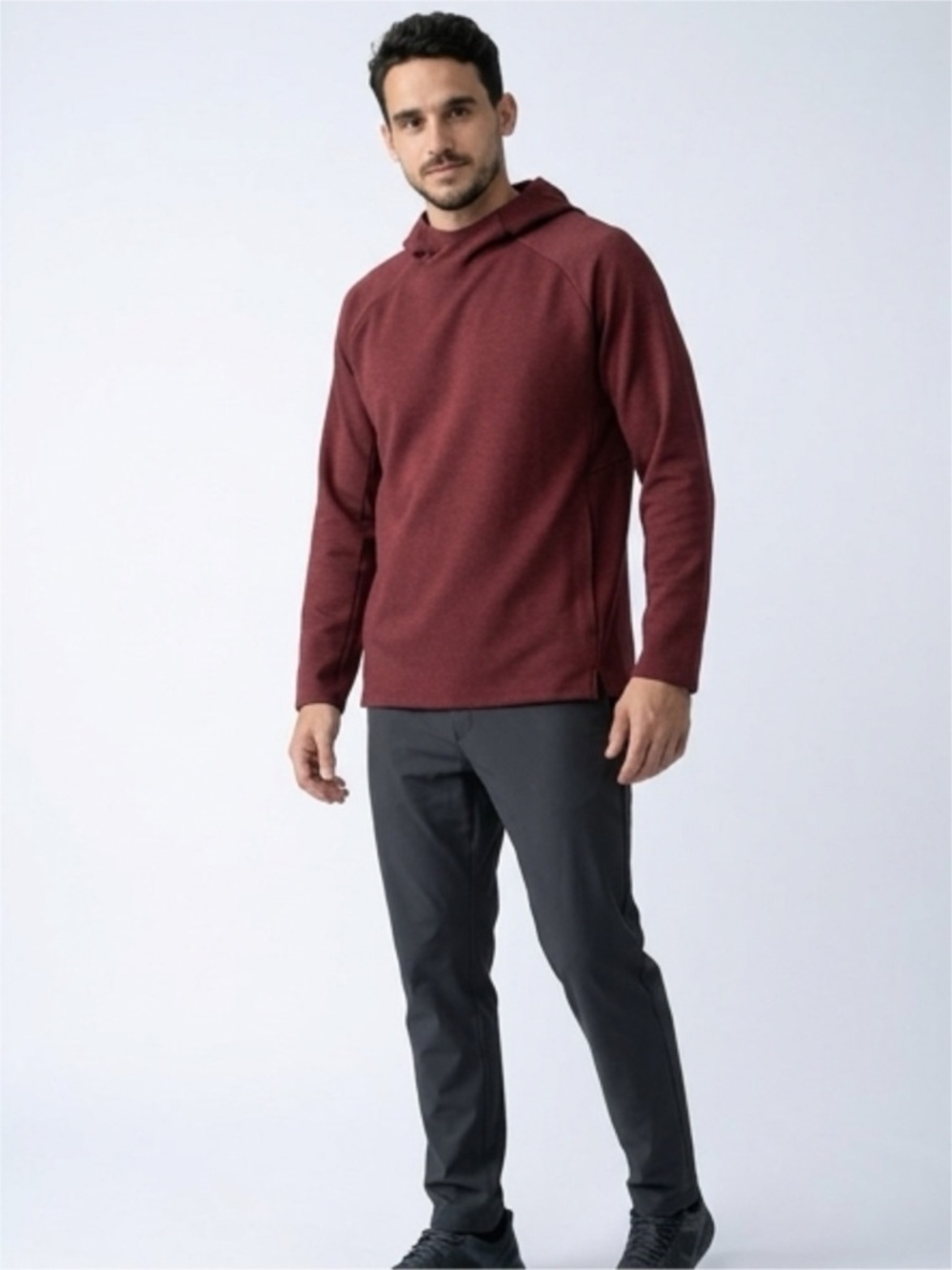 lululemon athletica Men's Burnt Orange Hooded Pullover